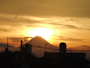 Vol.15「夕暮れの富士山」<br />（2012年神奈川県）