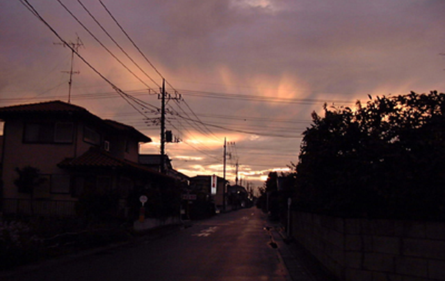 Vol.10「台風一過、幸手にて」  (2003.8.9：埼玉県幸手市)